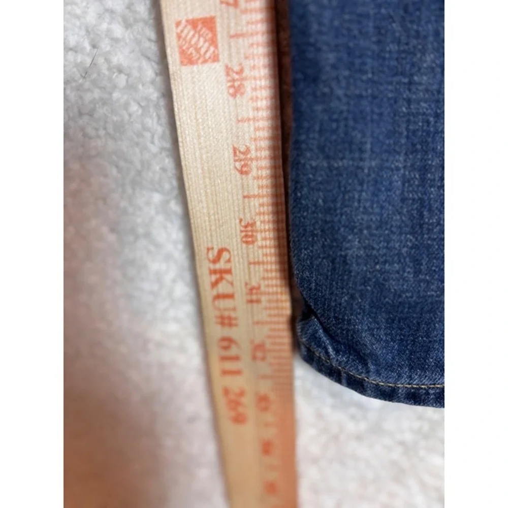 Banana Republic Straight‎ Leg Jeans Mens 36x32 Blue Medium Wash Denim